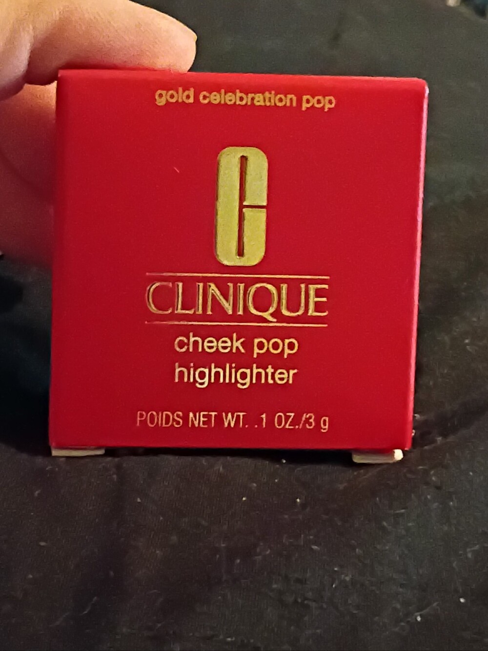 CLINIQUE Cheek Pop Highlighter GOLD CELEBRATION POP Tiger LUNAR NEW YEAR 2022 - Picture 5 of 11